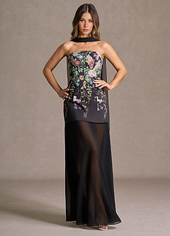 Undra Black Multi Maxi Dress image5