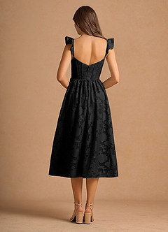 Camila Black Midi Dress image2