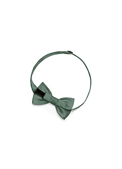 front Boy's Matte Satin Pre-Tied Bow Tie