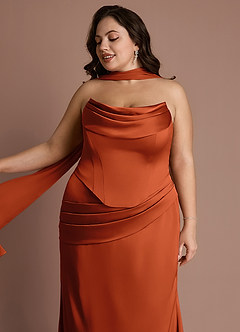 Sorrel Rust Corset Two-Piece Sets image11