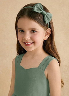 front Girls Satin Headband