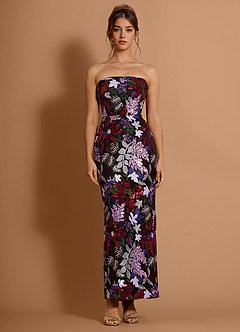 Galira Red And Pink Floral Maxi Dress image4