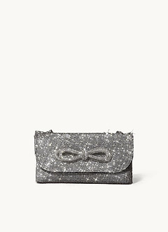front Bolso de mano con diamantes de imitación de moda