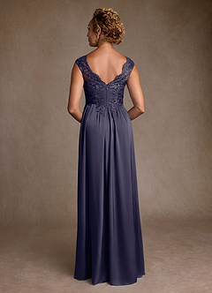Azazie Amethyst Abiti per la Madre della Sposa Abito A-Line in Pizzo Stormy image2