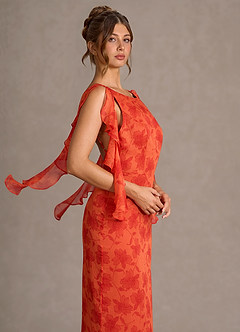 Evinah Tangerine Maxi Dress image6