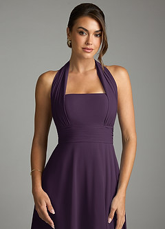 Azazie Tamira Suknie dla druhen Linia A Pofałdowany Szyfon Do ziemi Sukienka image6