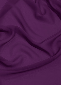 Azazie Dakota Bridesmaid Dresses Grape A-Line V-Neck Pleated Chiffon Dress image10