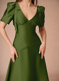 Rosaline Olive Green Maxi Dress image6