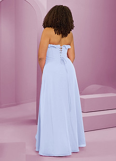 Barbie ♥ Azazie Bridesmaid Dresses Lavender A-Line Sweetheart Neckline Chiffon Dress image6
