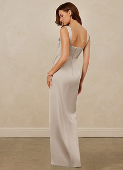 Christian Siriano Bridal for Azazie 1017 Bridesmaid Dresses Frost Sheath Sweetheart Neckline Stretch Satin Dress image6