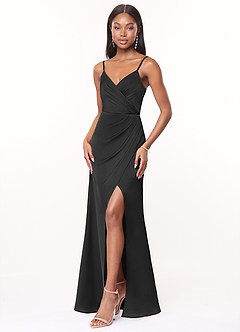 Robe Longue Noir Maci image4