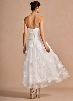 Robe Longue Albâtre Blanc Jovette image2