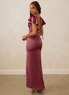 Christian Siriano Bridal for Azazie 1005 Bridesmaid Dresses Desert Rose Sheath Sweetheart Neckline Stretch Satin Dress image8