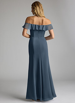 Azazie Sophie Bridesmaid Dresses Neptune A-Line Off the Shoulder Chiffon Convertible Dress image4
