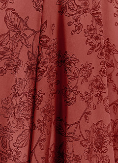 Sonia Orange Red Midi Dress image8