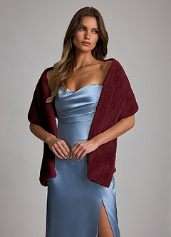 front 3 Pack-Elegant Plush Faux Fur Evening Shawl