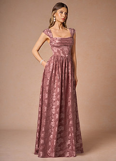 Vestido Vintage Rosa Largo Hazel image7