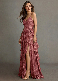 Megan Maxi Klänning Vintage Ros image5