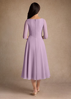 Azazie Durant Mother of the Bride Dresses Wisteria A-Line Pleated Chiffon Dress image3