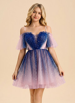 front Azazie Fina Junior Formal Dress