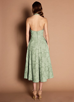 Soraya Pistachio Midi Dress image3