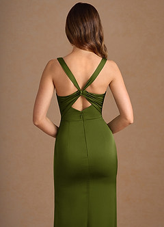 Jessamine Olive Green Maxi Dress image2