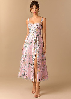Skyler Candy Pink Midi Dress image4