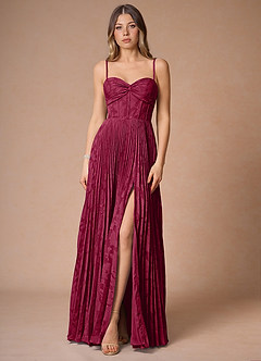 Robe Longue Merlot Akiko image3