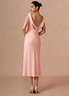Evarine 헤이즈 핑크 미디 드레스 image2