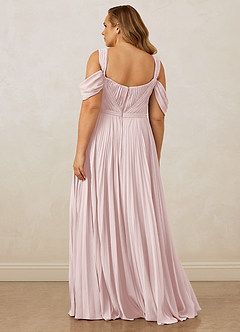 Christian Siriano Bridal for Azazie 1013 Bridesmaid Dresses Blushing Pink A-Line Off the Shoulder Chiffon Dress image12
