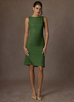 Kennedy Olive Structured Stretch Dress