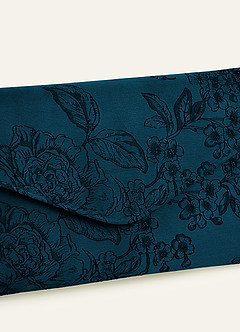 front Kukallinen Jacquard-kirjekuorilaukku