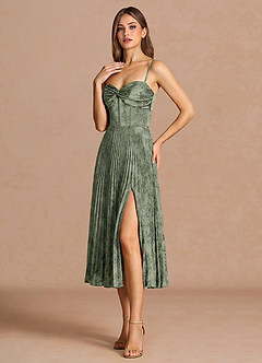 Vesper Sage Blue Midi Dress image4