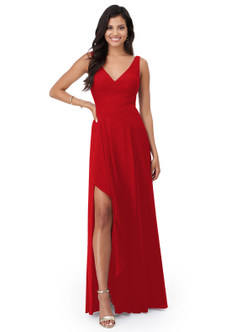 apple red bridesmaid dresses cheap