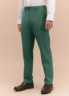 front James Eucalyptus Structured Stretch Dress Pants