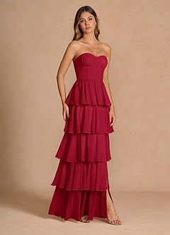 Kleid Kalista Kirschrot image4