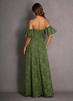 Vestido Oliva Largo Kallista image2