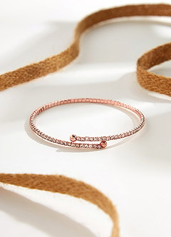 front Pulsera Fina Tipo Espiral