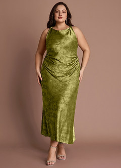 Gelina Moss Navy Maxi Dress image9