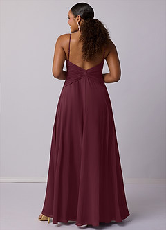 Barbie ♥ Azazie Bridesmaid Dresses Cabernet A-Line Chiffon Dress image9