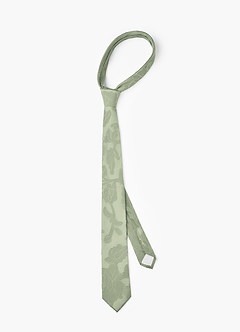 front Cravatta skinny da matrimonio con motivo floreale a effetto bruciato