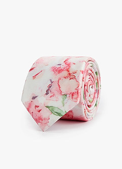 front Matte Satin Skinny Tie