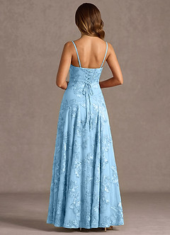 Gabriela Sky Blue Maxi Dress image3