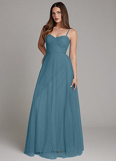 Azazie Teagan Bridesmaid Dresses Bermuda A-Line Sweetheart Neckline Tulle Dress image4