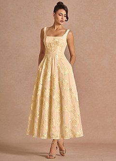 Robe Longue Sorbet Au Citron Brynn image3