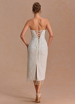 Marzia Cream Midi Dress image2