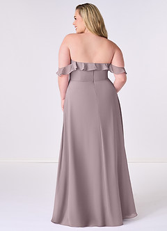 Barbie ♥ Azazie Bridesmaid Dresses Dusk A-Line Off the Shoulder Chiffon Convertible Dress image8