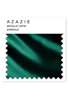 front Azazie Metallic Satin Swatch