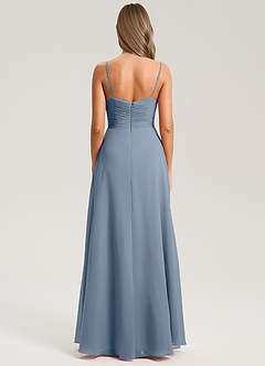 Azazie Terese Bridesmaid Dresses Twilight A-Line Pleated Chiffon Dress image2