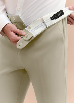 front James Tan Pantalones de vestir
